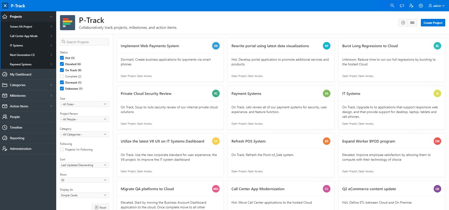 PTrack Application